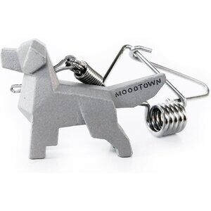 Handcrafted Stainless Steel Dog Keychain Gift Car Keyring Car Rear View Mirror